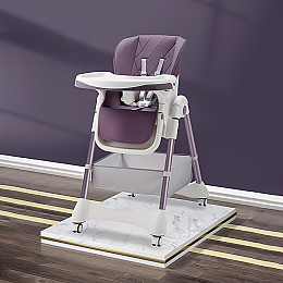 Дитячий стільчик Bestbaby BS-806 фіолетовий для годування складний