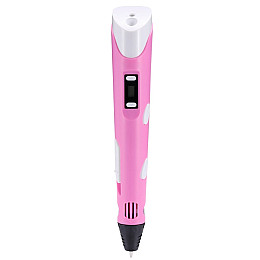 3D Ручка для об'ємного малювання з екраном Toys 3DPEN-3 Pink (10682-hbr)