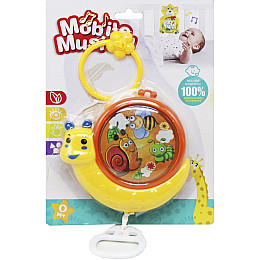 Погремушка музична на ліжечко Улитка MIC (7705)