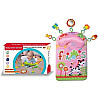 Детский развивающий коврик BabyGo 45х65 см 5 подвесок Pink (133587)