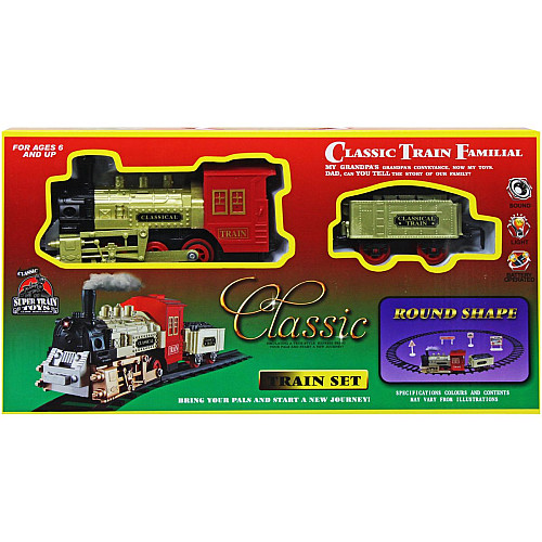 Железная дорога Classic Train Familial 73 см локомотив и вагон MIC (816-1)