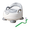 Горшок детский Bestbaby A2C-8840 Silver c крышкой и подлокотниками