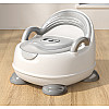 Горшок детский Bestbaby A2C-8840 Silver c крышкой и подлокотниками