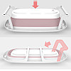 Детская складная ванночка Bestbaby BD-318 Pink для младенцев