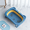 Детская ванночка Bestbaby BS-8766 Котик Blue складная