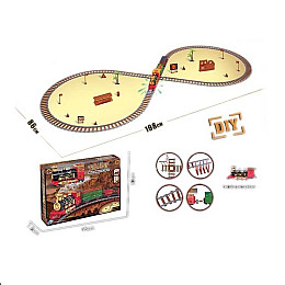 Дитяча залізниця Orbita Home GD з 251 деталлю, багатобарвна (147748)