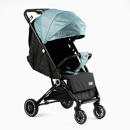 Коляска прогулочная детская JOY Verona Black and Turquoise (146093)