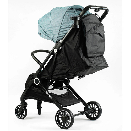 Коляска прогулочная детская JOY Verona Black and Turquoise (146093)