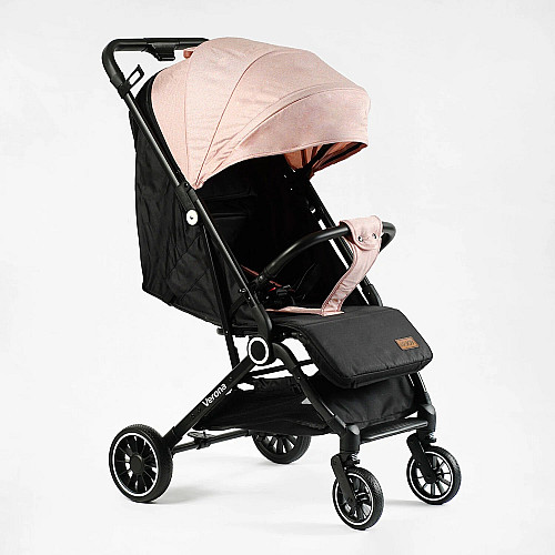 Коляска прогулочная детская JOY Verona Black and Peach (146094)