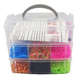 Набір для плетіння браслетів Bambi SND10 резиночки гачок рогатка