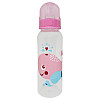 Бутылочка для кормления "Кит" Mega Zayka MGZ-0206(Pink) 250 мл