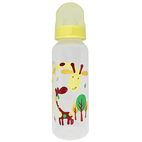 Пляшечка для годування "Жираф" Mega Zayka MGZ-0206(Yellow) 250 мл