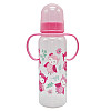 Бутылочка пластиковая с ручками Mega Zayka MGZ-0207(Pink) 250 мл