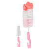 Набір йоржиків для миття пляшечок Mega Zayka MGZ-0211(Pink) 2 шт