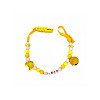 Цепочка для пустышки Mega Zayka MGZ-0500(Yellow) с колокольчиком