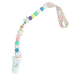 Держатель для пустышки Baby Mega Zayka MGZ-0503(White) 34 см