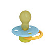 Дитяча пустушка латексна Mega Zayka MGZ-0515(Yellow) кругла