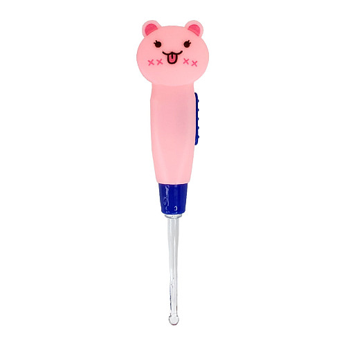Ушной фонарик для детей Mega Zayka MGZ-0708(Pink Cat) со сменными насадками