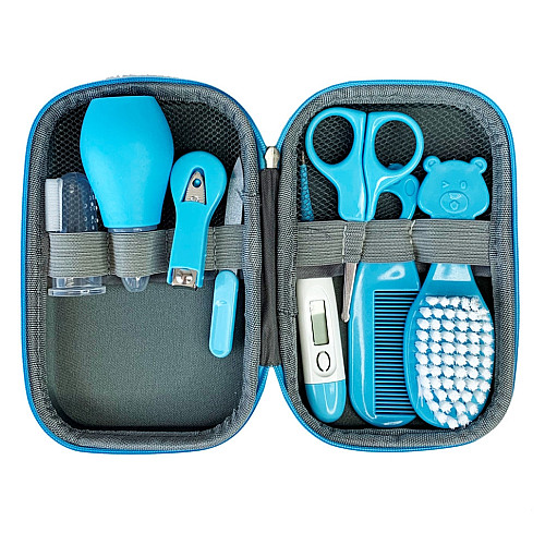 Детский гигиенический набор Mega Zayka MGZ-0718(Blue) в футляре