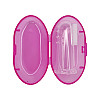 Силіконова зубна щітка для ясен Mega Zayka MGZ-0706(Pink) у футлярі