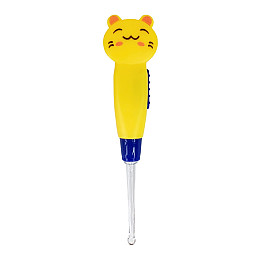 Вушний ліхтарик для дітей Mega Zayka MGZ-0708(Yellow Cat) зі змінними насадками