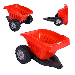 Прицеп для педального трактора Pilsan 53 х 46 х 36 см до 35 кг Red (90583)