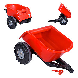 Прицеп к педальным тракторам Pilsan 68 х 52 х 38 см до 35 кг Red (90529)