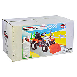 Экскаватор с педалями и ковшом Pilsan 126 х 54 х 66 см Orange (76444)