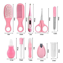 Набір для безпечного догляду за немовлям 20 в 1 Urbankit електричний тример, гребенці та термометр