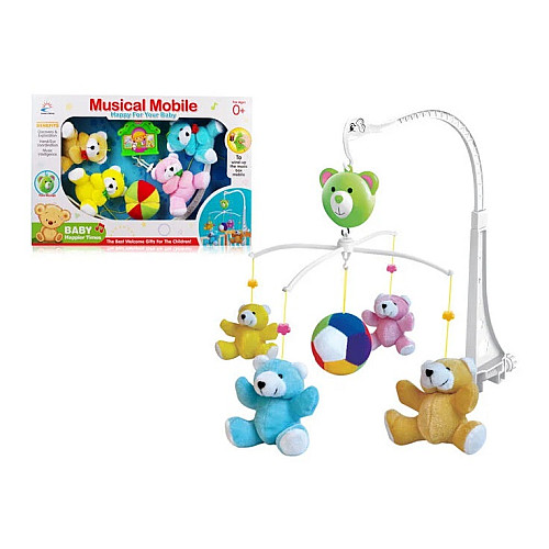Карусель Yufeng Musical Mobile 5 мягких подвесок Multicolor (148746)