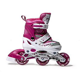 Роликовые коньки Happy Mondays 27-30 16-18 см Pink (236231528)