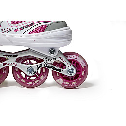 Роликовые коньки Happy Mondays 38-42 23,5-27 см Pink (21658521)