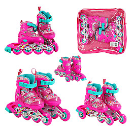 Роликові ковзани Best Roller 26-28 15-16.5 см Pink (153146)