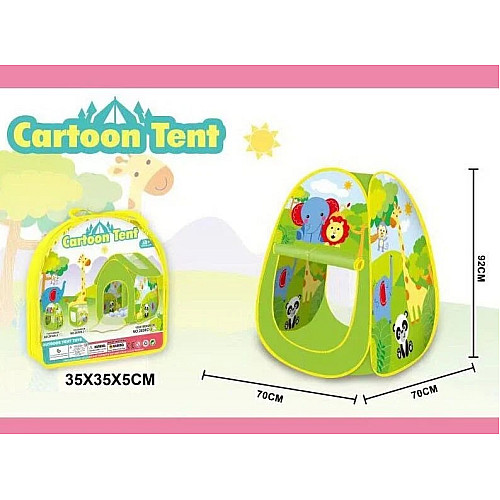 Дитячий намет Yufeng Cartoon Tent 70 х 70 х 92 см Green (124639)
