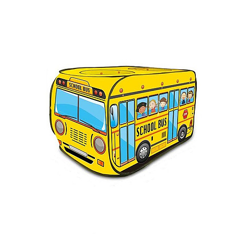 Дитячий намет Play Tent Шкільний автобус 112 х 72 х 72 см Multicolor (151979)