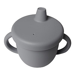 Поильник силиконовый непроливайка Beaba oldbro 150 мл grey