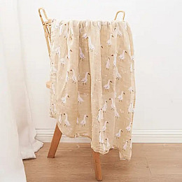 Набор муслиновых детских пеленальных одеял OldBro комплект 2 шт 100х120 см funny stories