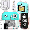 Дитячий цифровий фотоапарат моментального друку Котик Mint OldBro Kids