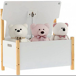 Скамейка Chomik DAISY детская с сундуком для хранения игрушек