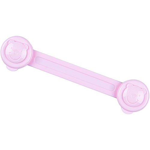 Замок на меблі захист від дітей Keychain 16см Pink (16052-hbr)