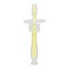 Силіконова зубна щітка Mumlove Mega Zayka MGZ-0707(Yellow) з обмежувачем