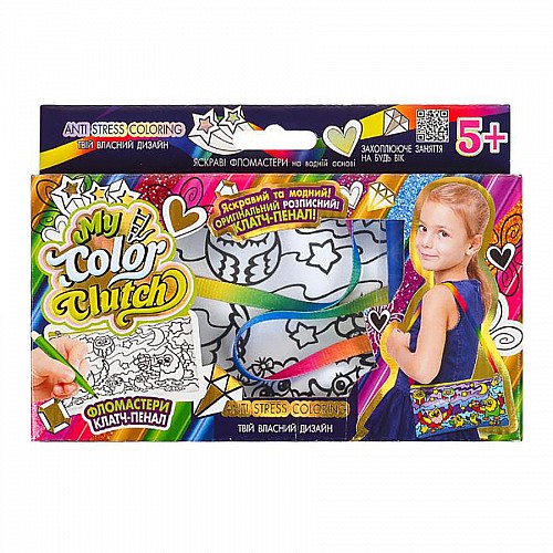 Набір для творчості "My Color Clutch" Danko Toys CCL-02-01U...06U з фломастерами Вид 3