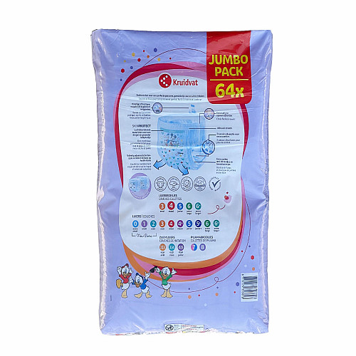 Детские подгузники - трусики Kruidvat 4 Maxi (8-15 кг) 128 шт JUMBO PACK