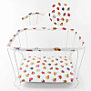 Манеж Qvatro Коровки 95 х 70 х 60 см White (99330)