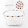 Манеж овальный Qvatro Коровки 98 х 72 х 60 см White (99323)