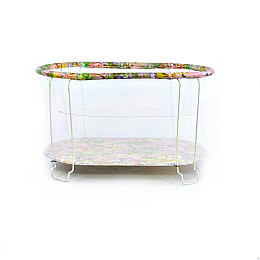 Манеж овальний Qvatro Пальми 98 х 69 х 59 см Multicolor (29820)
