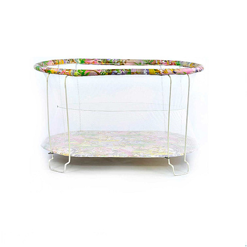 Манеж овальний Qvatro Пальми 98 х 69 х 59 см Multicolor (29820)