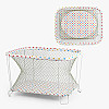 Манеж прямоугольный Qvatro Горошек 95 х 75 х 60 см White (152803)