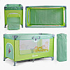 Ліжко-манеж прямокутний Toti 126 х 75 х 65 см Green (152650)