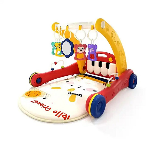 Ходунки Bibi-irn 2 в 1 47 x 10 x 39 см 4 погремушки Multicolor (153142)